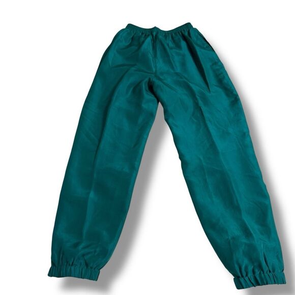 Vintage Bocoo Silk Tracksuit Hot Air Balloon Print Jacket Pants Set Size Small - Picture 10 of 15